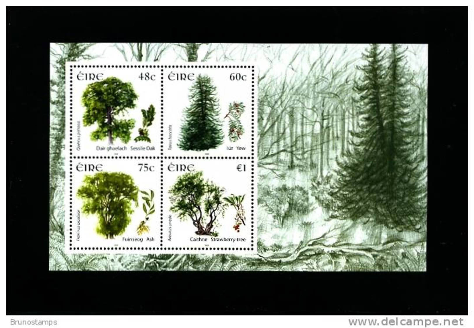 IRELAND/EIRE - 2006  IRISH TREES  MS MINT NH - Blocks & Kleinbögen