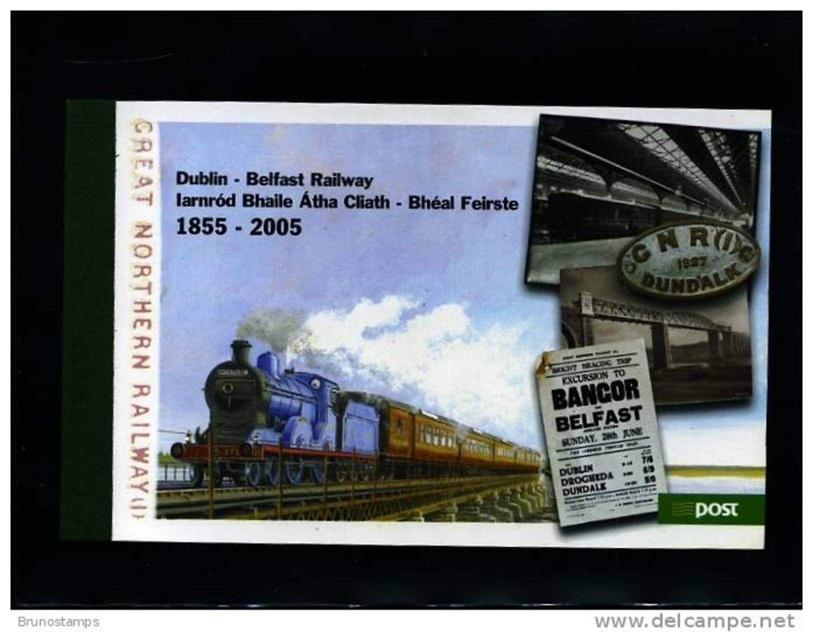 IRELAND/EIRE - 2005 DUBLIN-BELFAST RAILWAY PRESTIGE BOOKLET  MINT NH - Libretti