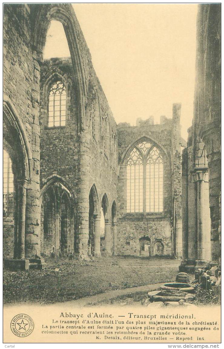 Abbaye D'AULNE - Transept Méridional. - Thuin