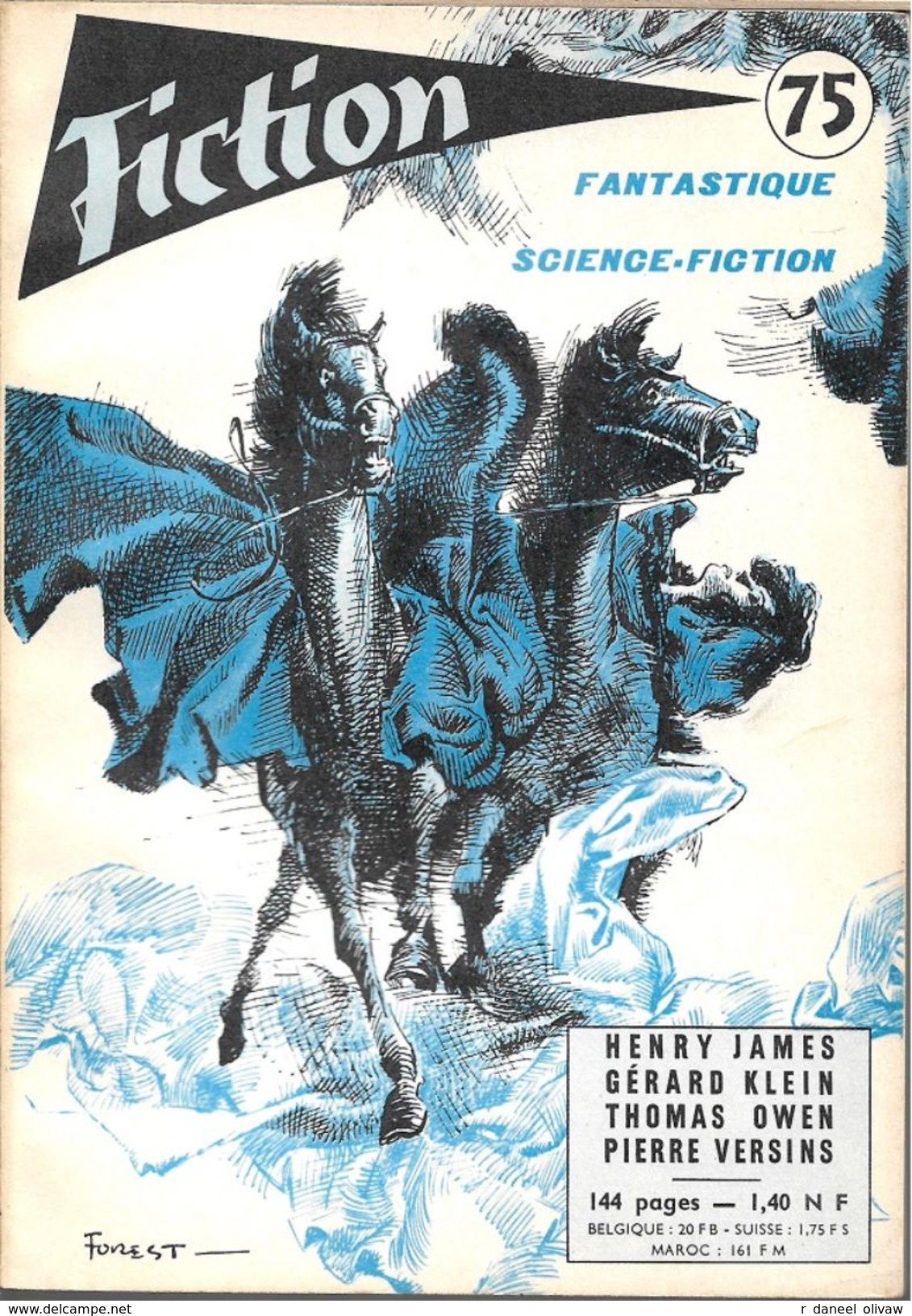 Fiction N° 75, Février 1960 (TBE) - Fiction