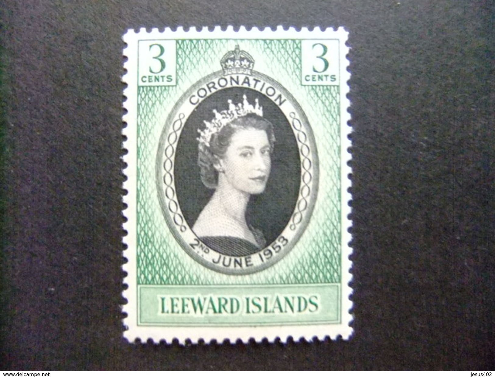 LEEWARD 1953 Couronnement D' ELIZABETH II Yvert N 118 * MH - Leeward  Islands