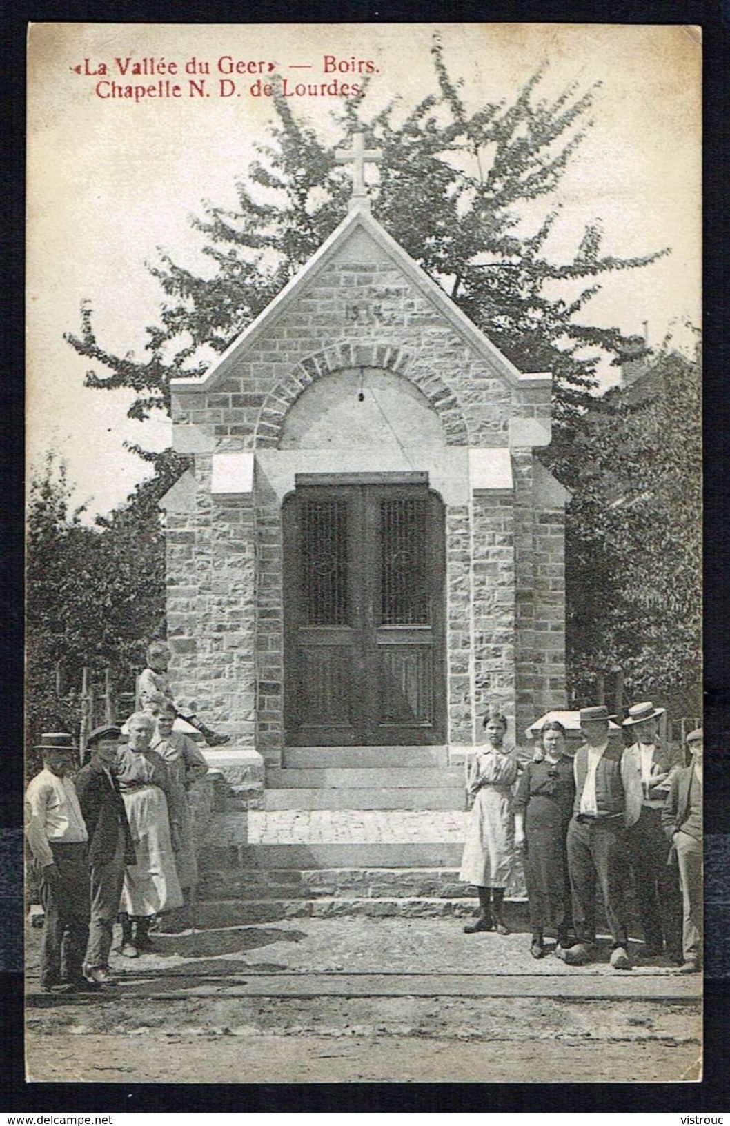 BOIRS - Chapelle "Notre-Dame De LOURDES" - RRR - Animée - Circulé - Circulated - Gelaufen - 1919. - Blégny