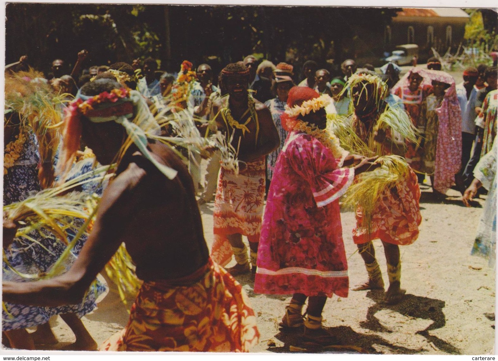 Nouvelle Calédonie,nouméa,archipel D'océanie,océan Pacifique,prés De L'australie,DANSE,FETE,PILOU,CARTE PHOTO CALE - Nueva Caledonia