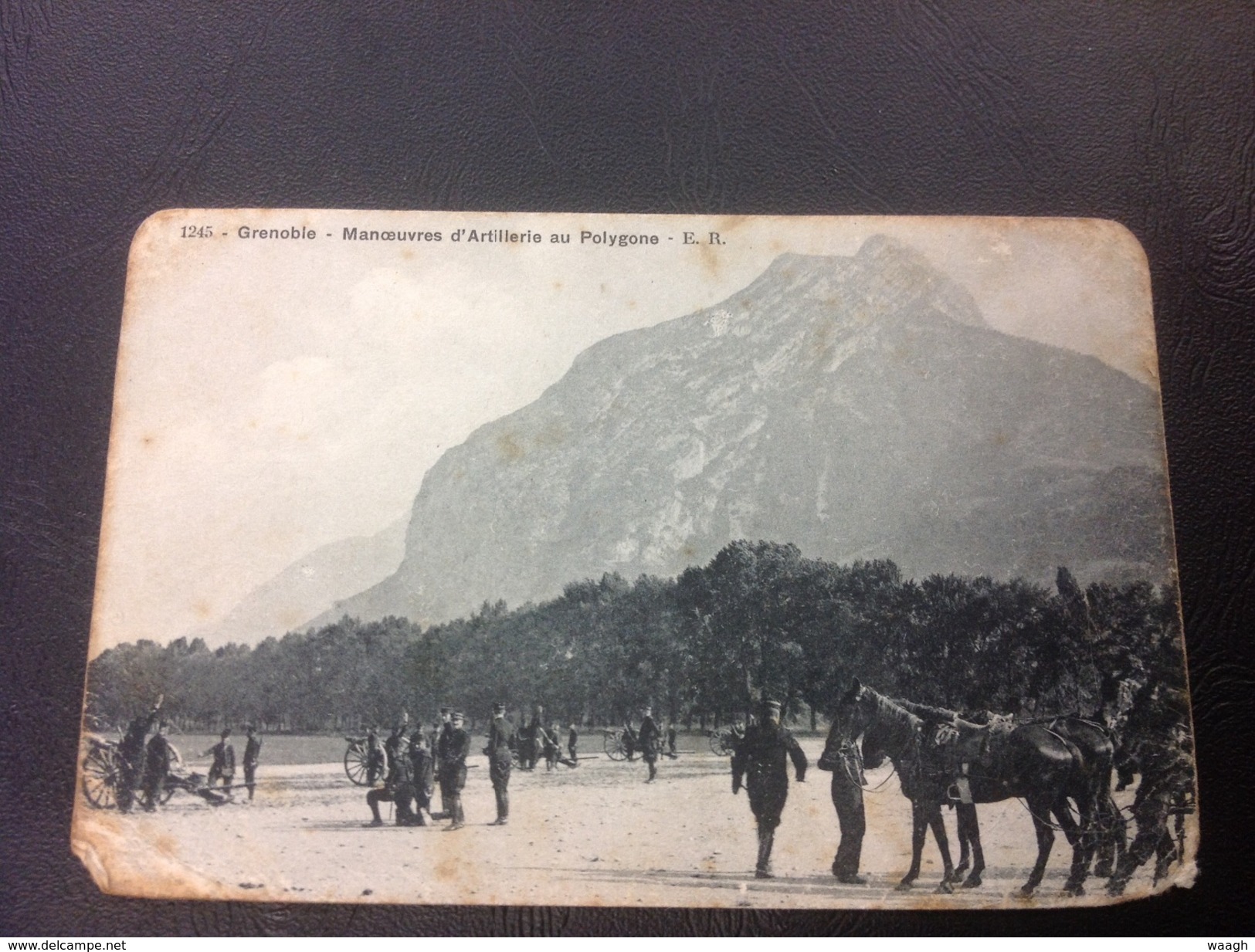 1245 - GRENOBLE Manoeuvres D'Artillerie Au Polygone - 1908 - Grenoble