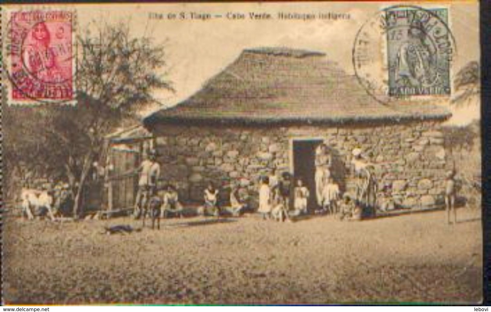CAP VERT &ndash; Ilha De S. TIAGO « Habitaçao Idigena » (1936) - Cap Vert