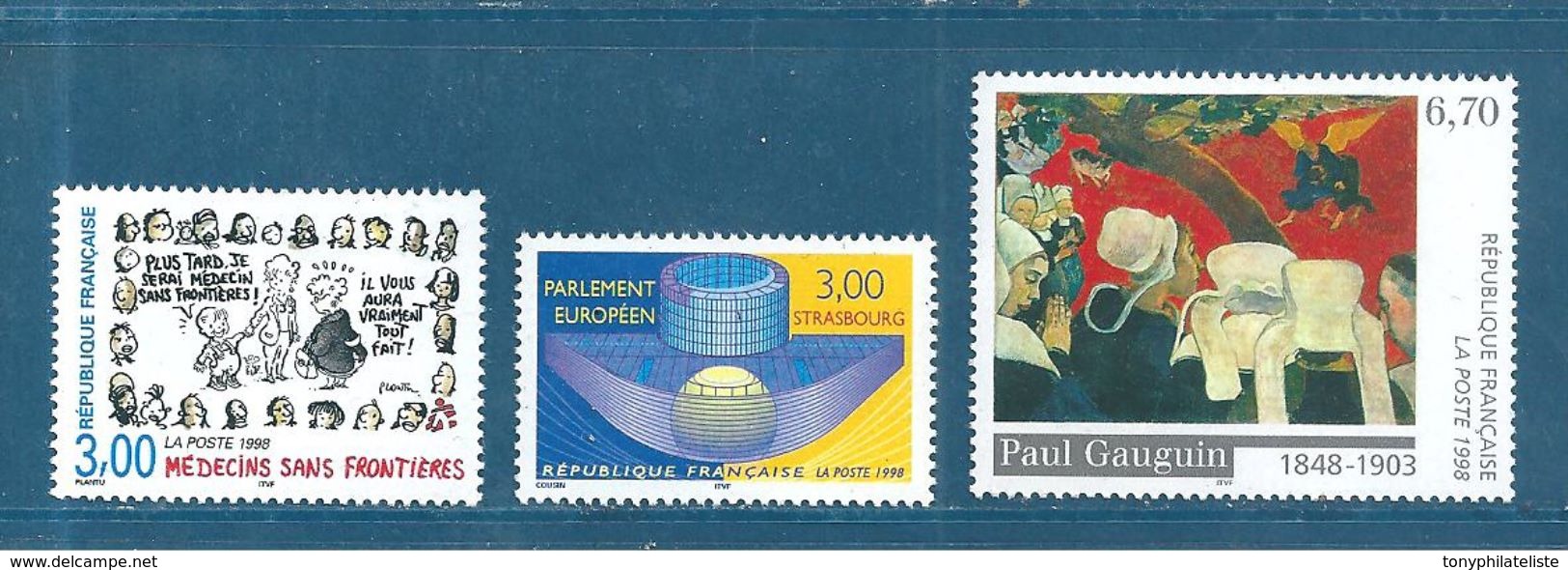 France Timbres De 1998    N°3205 A 3207   Neuf ** Prix De La Poste - Neufs