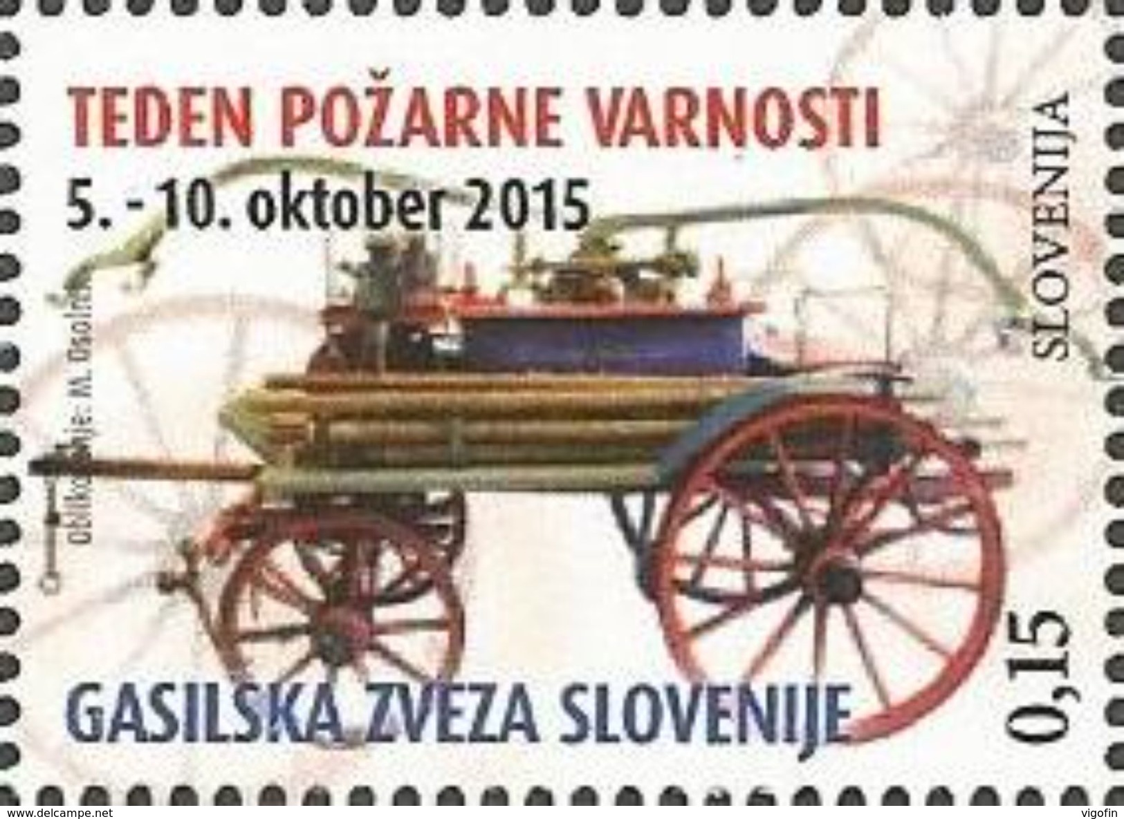 SI 2015-ZZ76 RED CROSS SOLIDARNOST, SLOVENIA, 1 X 1v, MNH - Feuerwehr