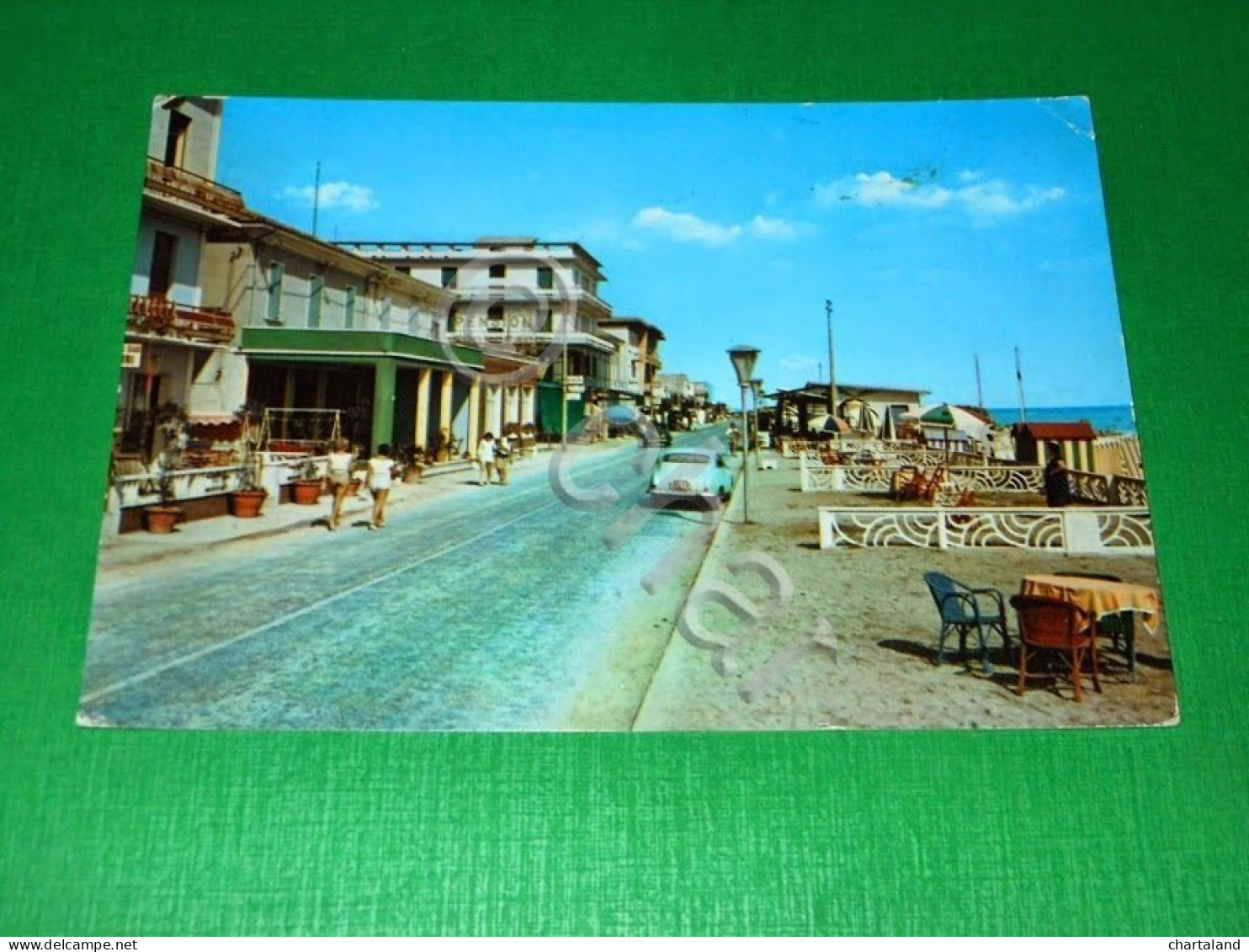 Cartolina Igea Marina - Viale Pinzon 1964 - Rimini