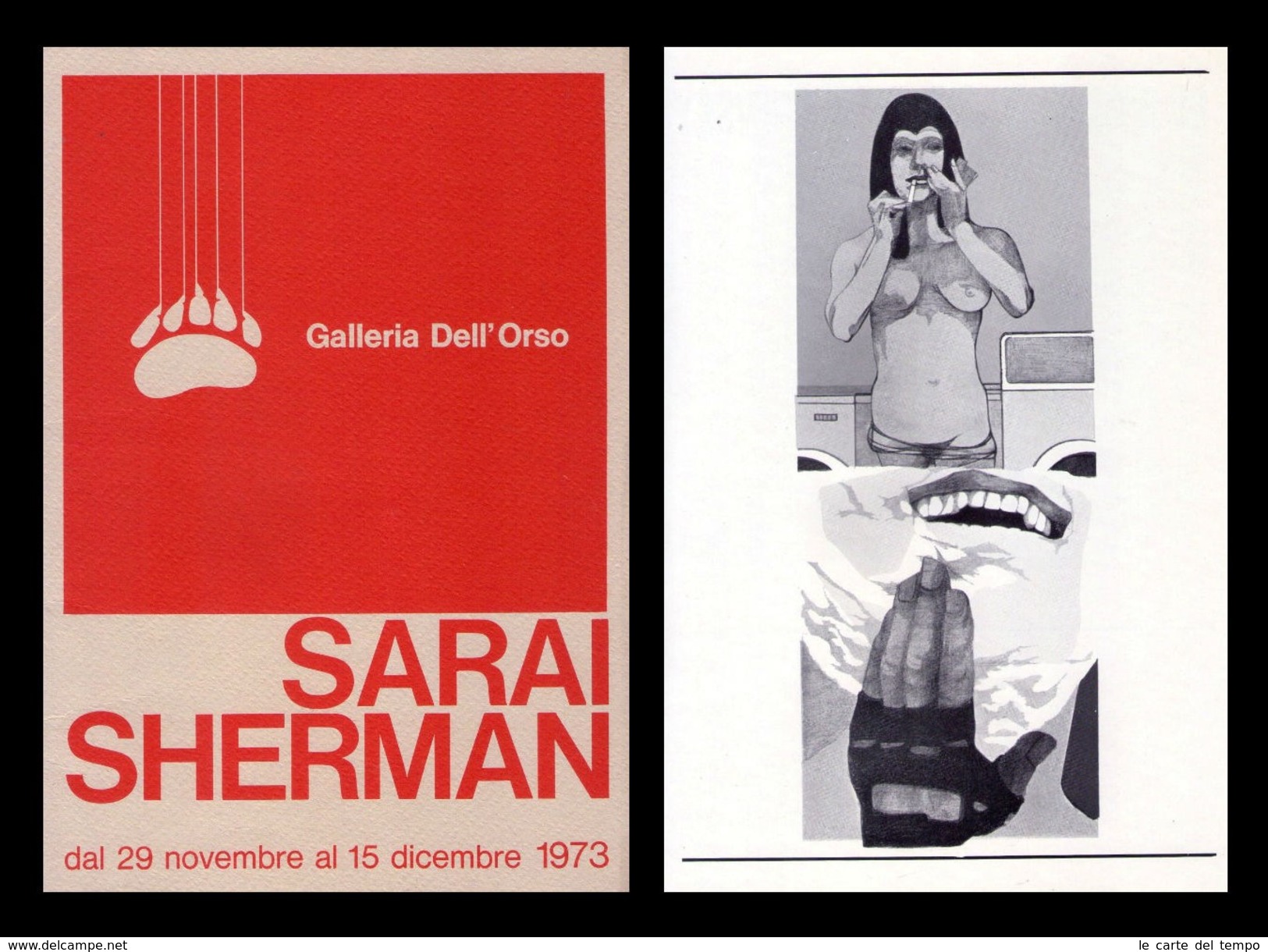 Catalogo SARAI SHERMAN Disegni. Galleria Dell'Orso - Milano Dal 29 Novembre Al 15 Dicembre 1973 - Arts, Architecture