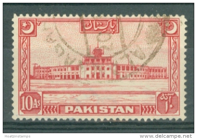 Pakistan: 1949/53   Pictorial (Crescent Moon Points To Left)   SG50    10a    Used - Pakistan
