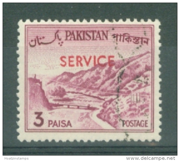 Pakistan: 1963/78   Official - Pictorial 'Service' OVPT    SG O93    3p        Used - Pakistan