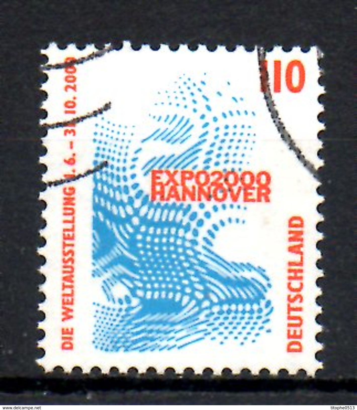 ALLEMAGNE. N°1841 De 1998 Oblitéré. Hanovre 2000. - 2000 – Hannover (Duitsland)