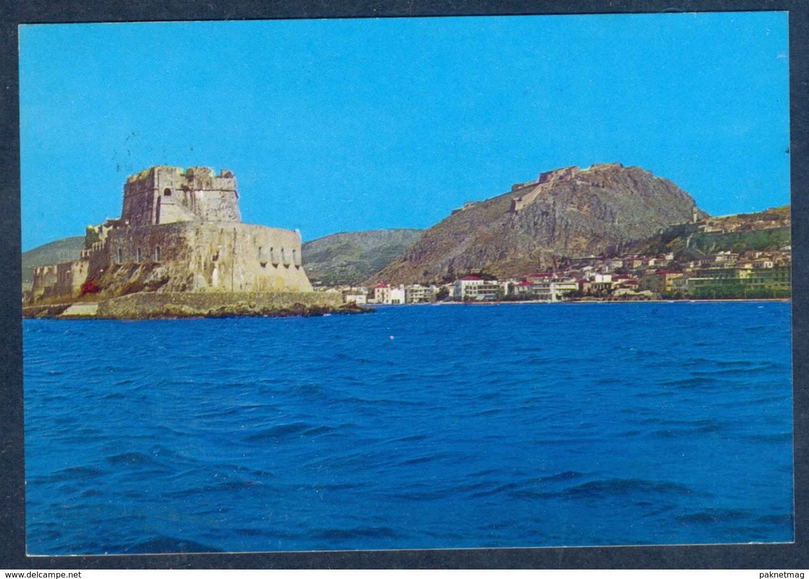 G152-  Postal Used Post Card. Posted From Grece To Germany. Greece. Griechenland. Fort. See Life. Sea. Greece - Other & Unclassified