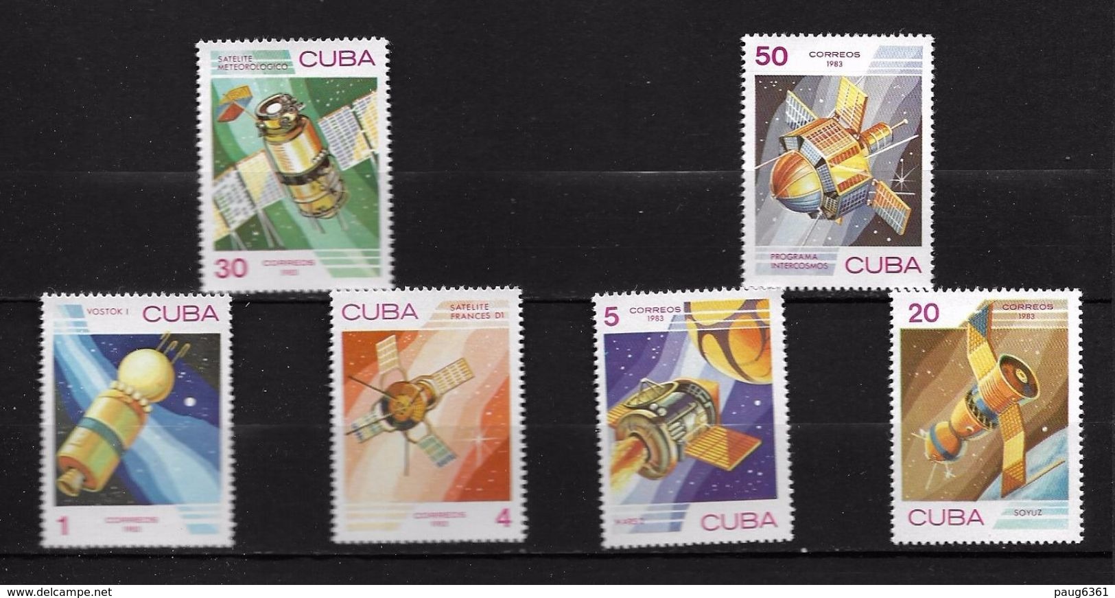 CUBA 1983 ESPACE  YVERT N°2430/35  NEUF MNH** - Südamerika