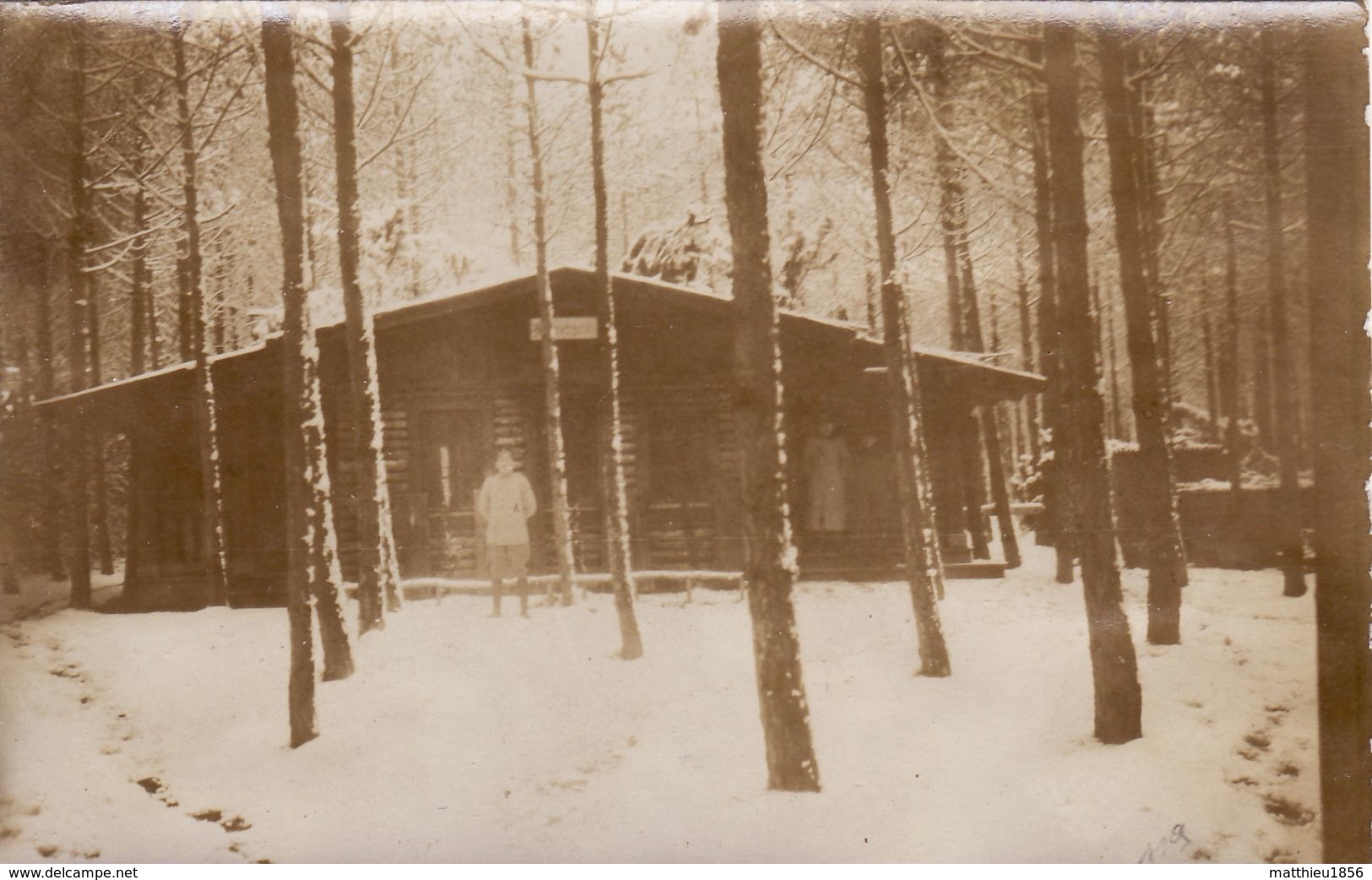 Photo Décembre 1916 HILLERWALD Près ORAINVILLE, BERMERICOURT - Un Abri Allemand (A174, Ww1, Wk 1) - Other & Unclassified