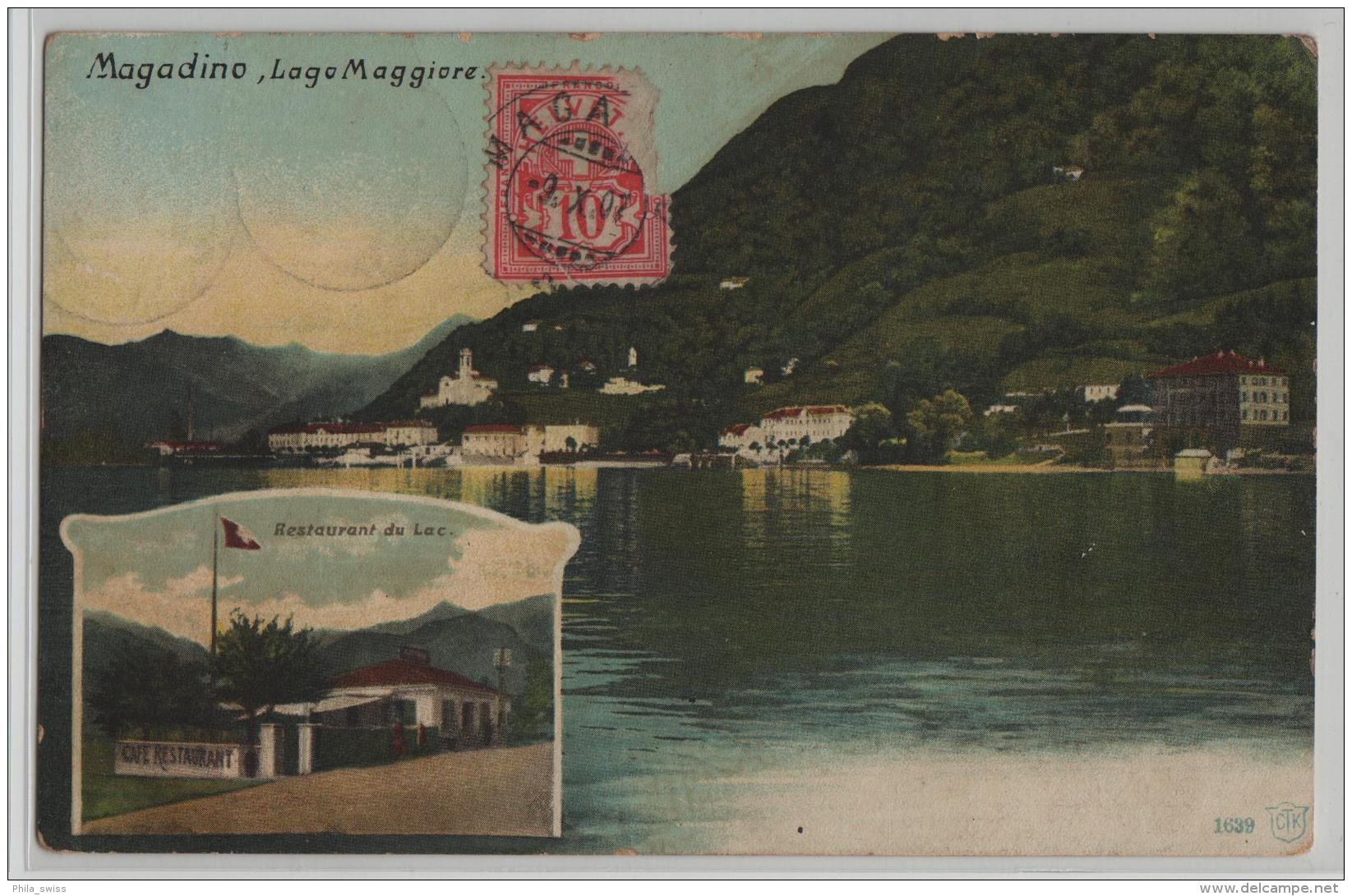 Magadino, Lago Maggiore - Restaurant Du Lac - Photo: Carl Künzli - Autres & Non Classés