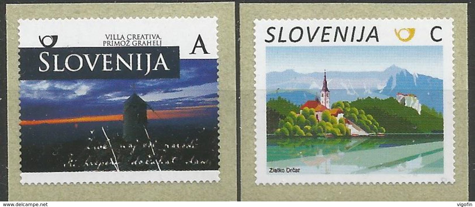 SI 2017-13 Definitive, SLOVENIA, 1 X 2v, MNH - Slovénie