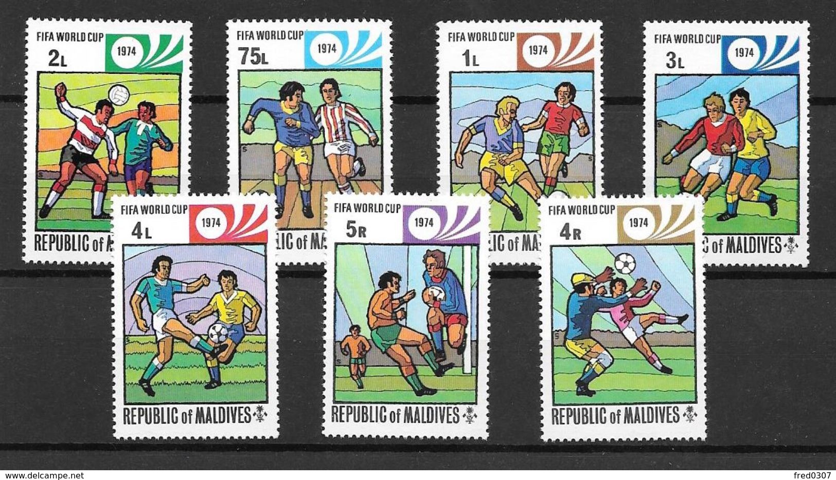 Maldives Série Complète CM 74 - 1974 – Germania Ovest