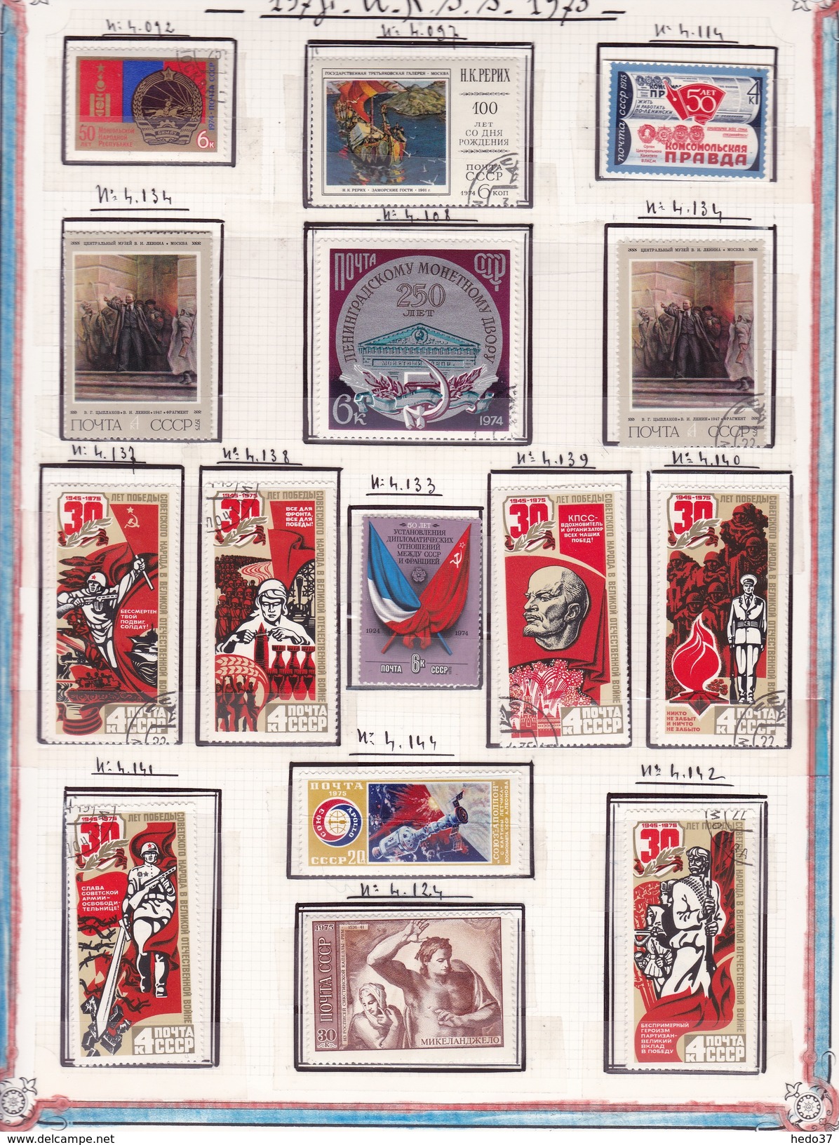 Russie  - Collection Vendue Page Par Page - Timbres Oblitérés / Neufs *(avec Charnière) -Qualité B/TB - Used Stamps
