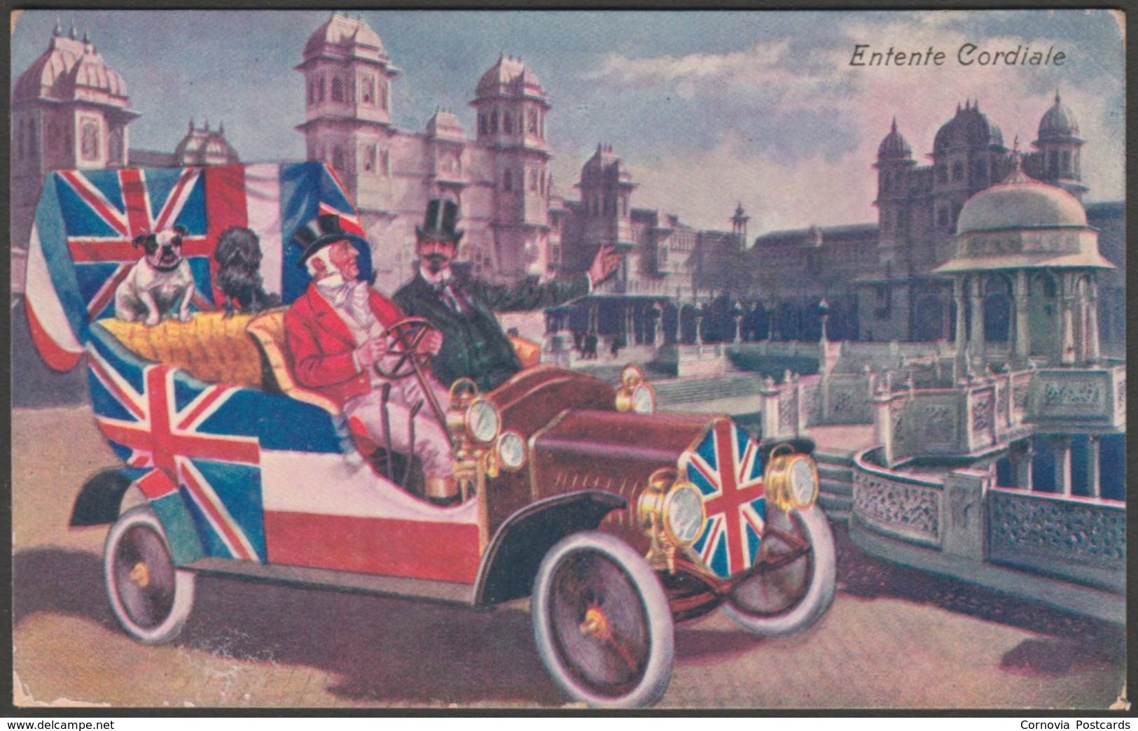 Entente Cordiale, Franco-British Exhibition, 1908 - Valentine's Postcard - Exhibitions