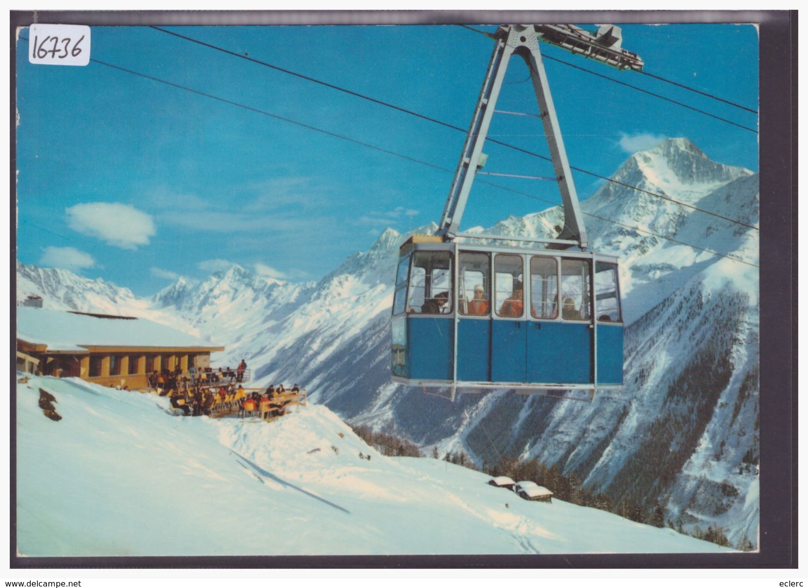 CPM - FORMAT 10x15cm - WILER - LUFTSEILBAHN - TB - Wiler