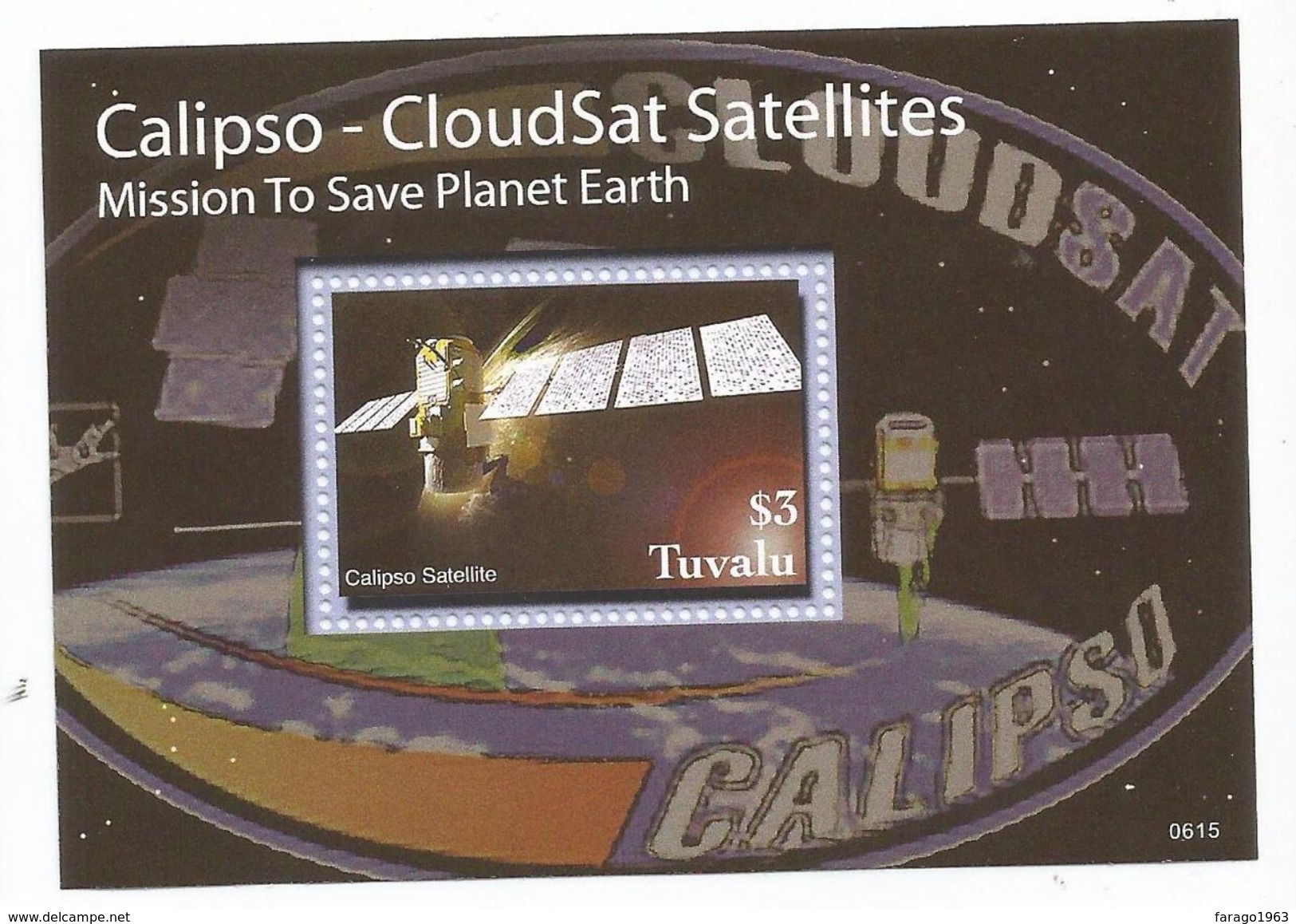 2006 Tuvalu Space Calipso Probe  Souvenir Sheet MNH  @ BELOW FACE!!!! - Oceania