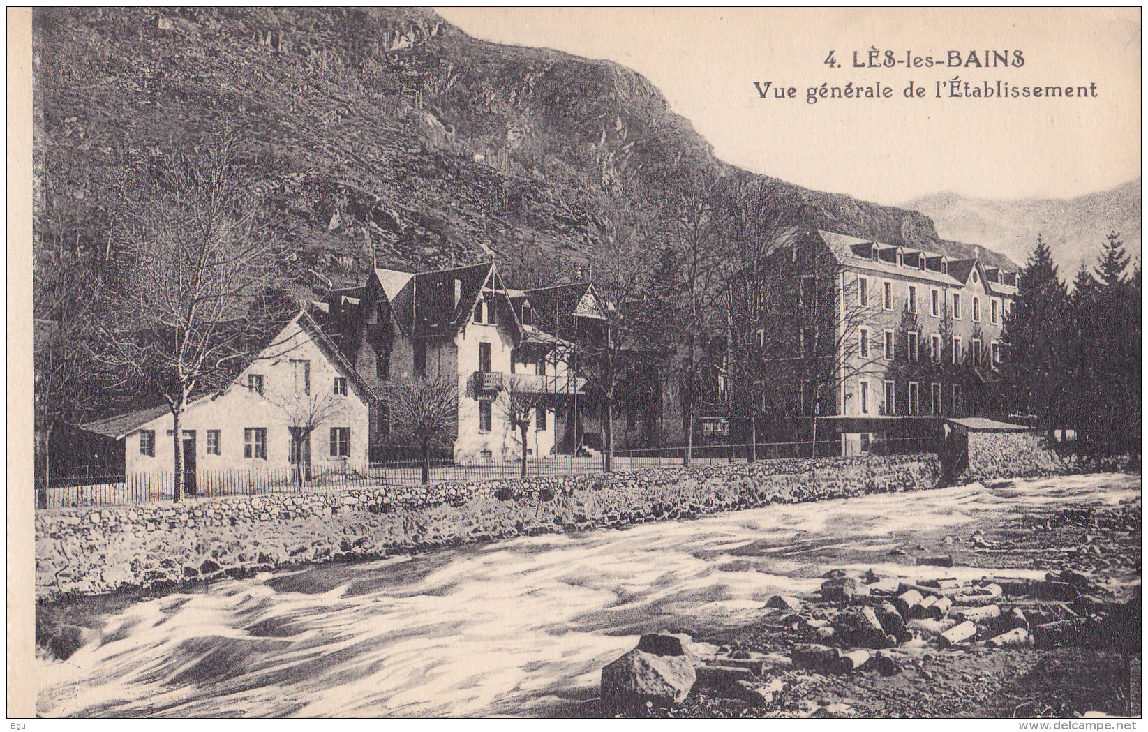 Lès Les Bains (31) - Vue Générale De L'Etablissement - Autres & Non Classés