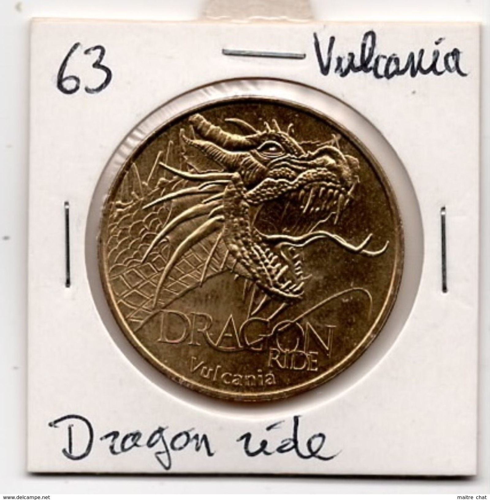 Vulcania - 63 : Dragon Ride (Monnaie De Paris, 2012) - 2012