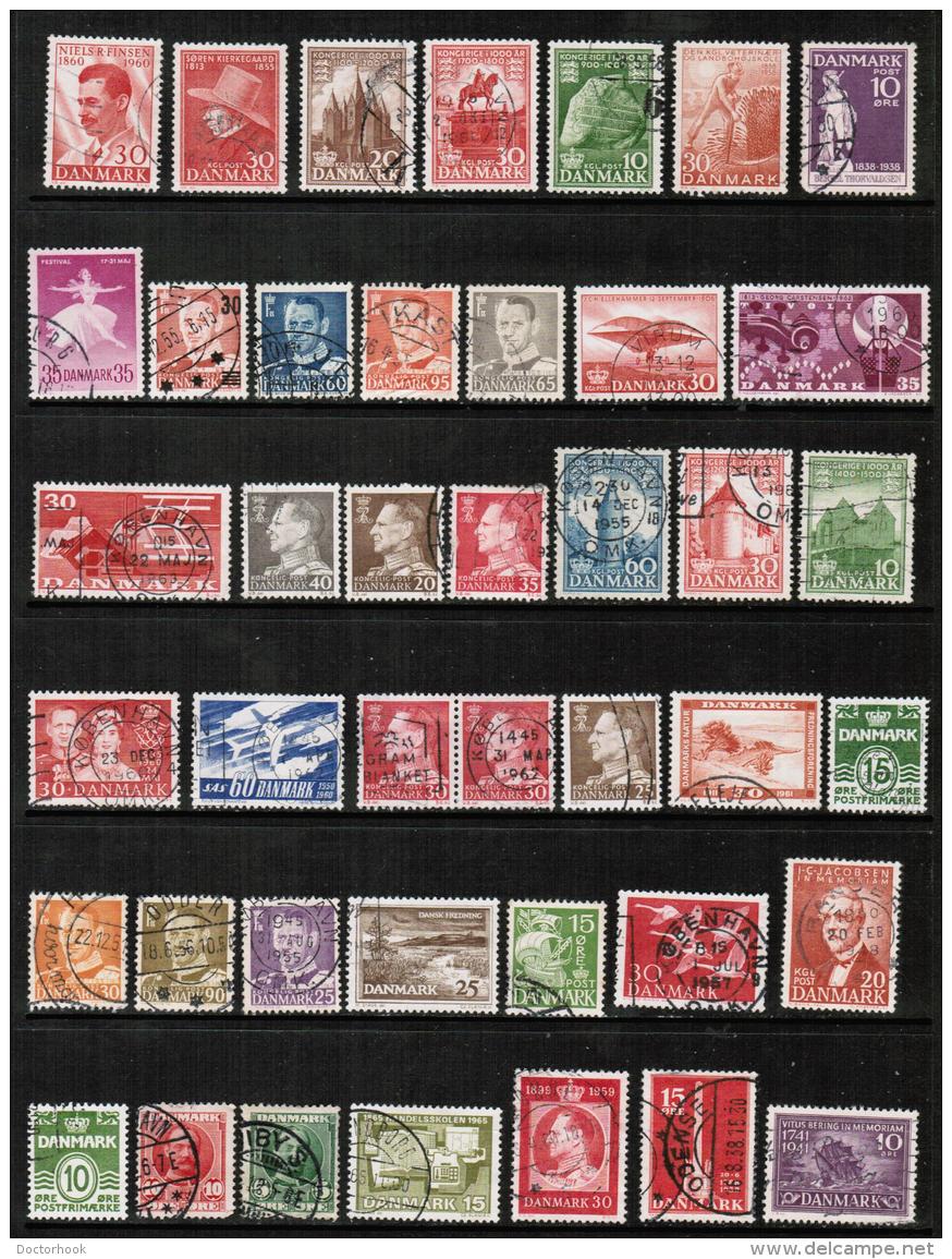 DENMARK---Collection Of USED DL-354 - Collections (without Album)