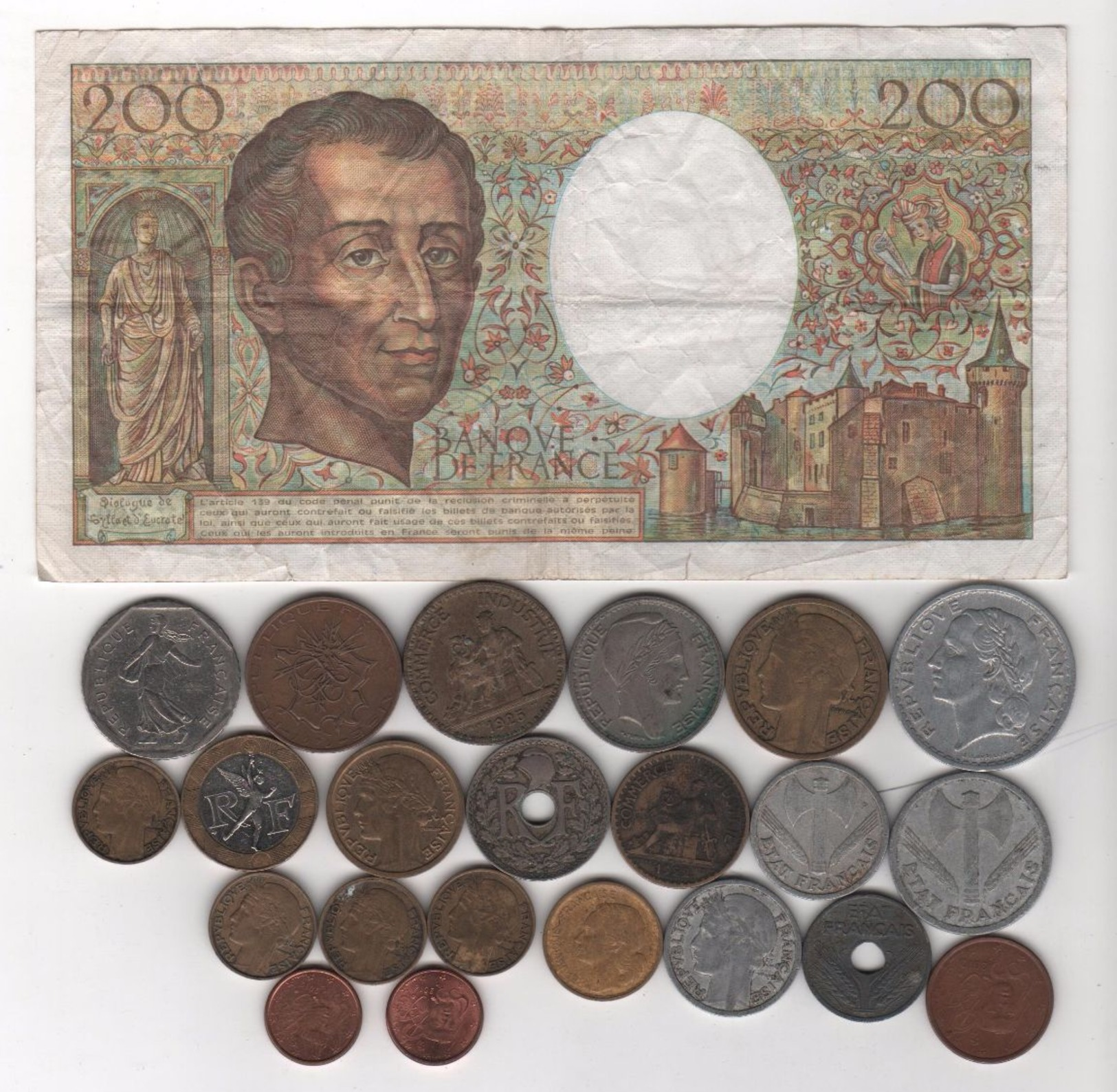 Billets Et Monnaies De France - Collections