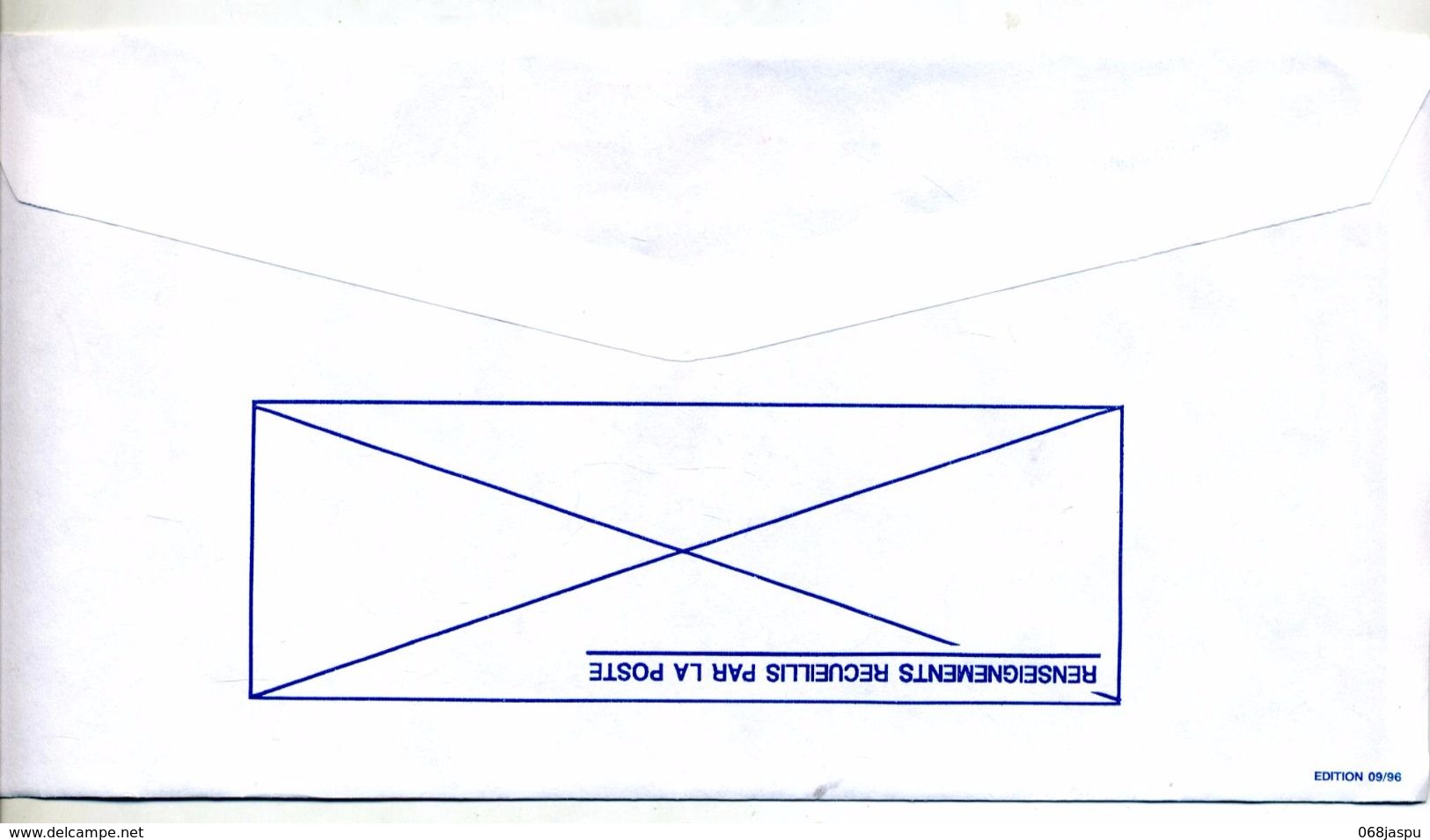 Lettre Flamme Ema Blois Centre De Selection Service National Edition 09/96 - EMA (Printer Machine)