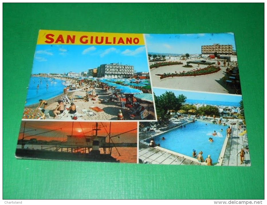 Cartolina San Giuliano Di Rimini - Vedute Diverse 1980 Ca - Rimini