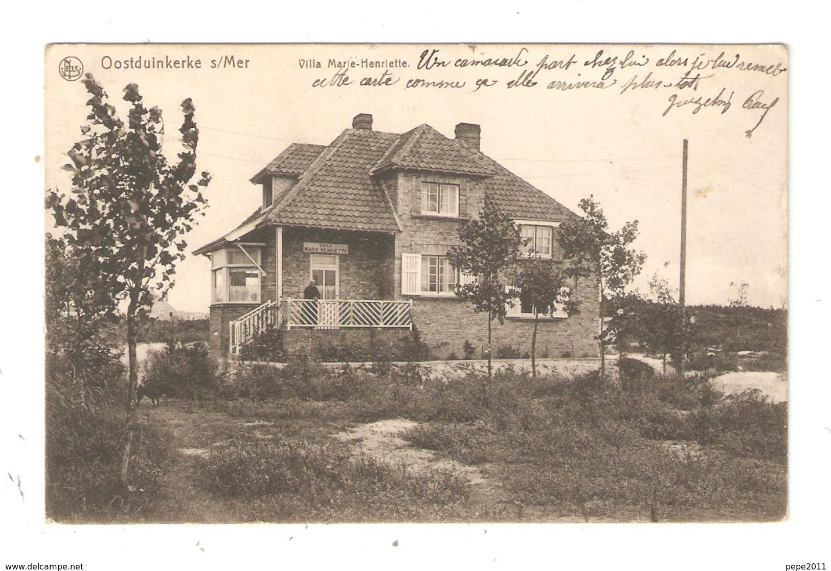 CPA Belgique OOSTDUINKERKE Villa Marie Henriette Peu Commune - Oostduinkerke