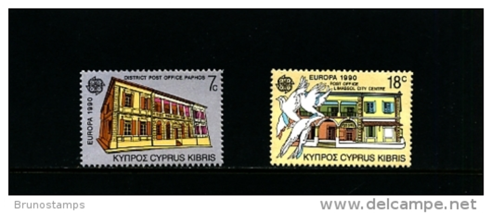 CYPRUS - 1990  EUROPA  SET  MINT NH - Neufs