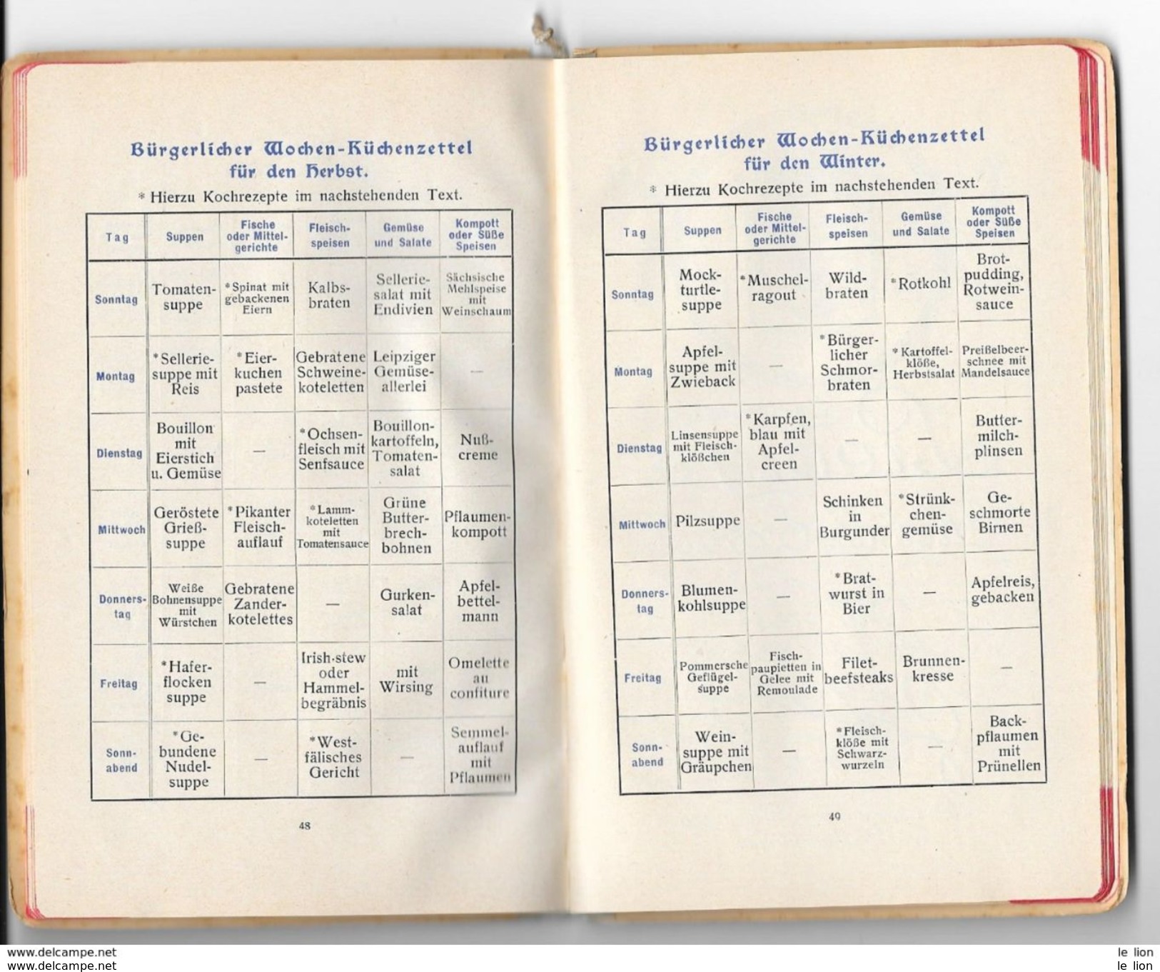 RARO 1911 HAUSHALTUNGS-KALENDER Liebig Gesellschaft 80 Pagine Mis. 11,3x17,6 PERFETTO - Groot Formaat: 1901-20