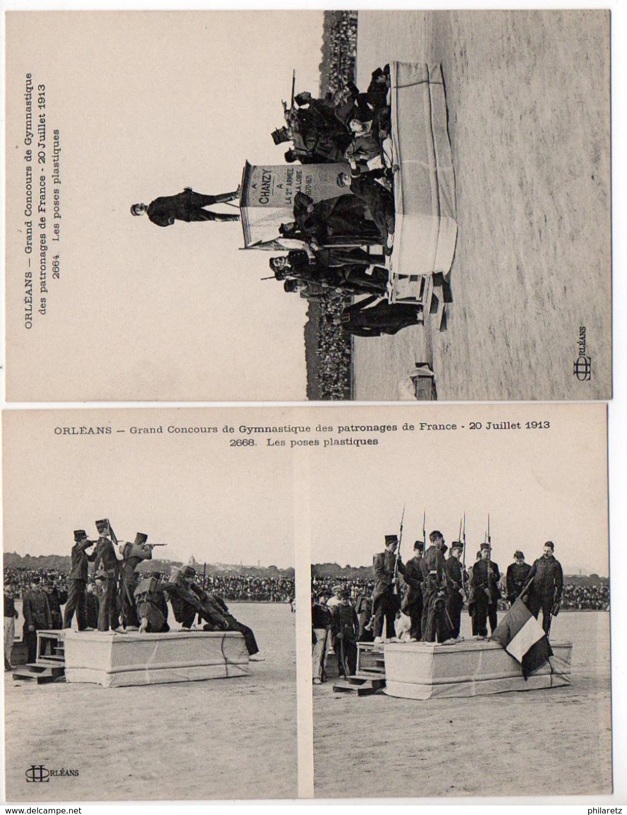 Orléans, Concours Gymnastique Patronages De France 20 Juillet 1913 : Lot De 10 Cartes Neuves Différentes - TTB état - Orleans