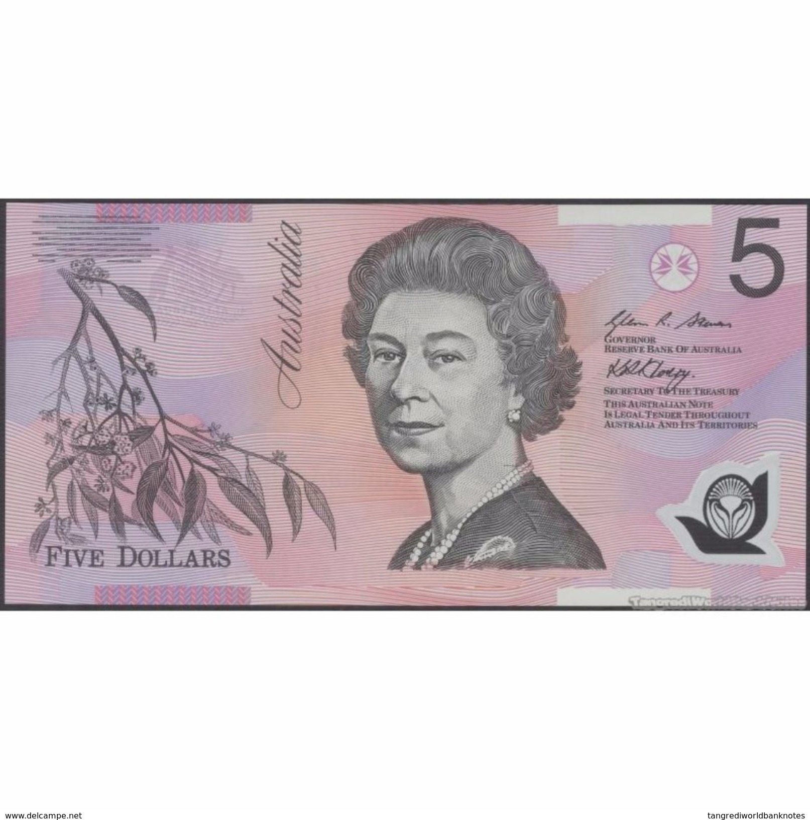 TWN - AUSTRALIA 57f - 5 Dollars 2008 Polymer - Prefix CI - Signatures: Stevens & Henry UNC - Andere & Zonder Classificatie