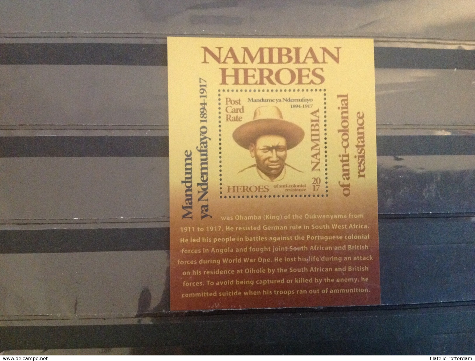 Namibië / Namibia - Postfris / MNH - Sheet Helden Van Namibië 2017 - Namibia (1990- ...)
