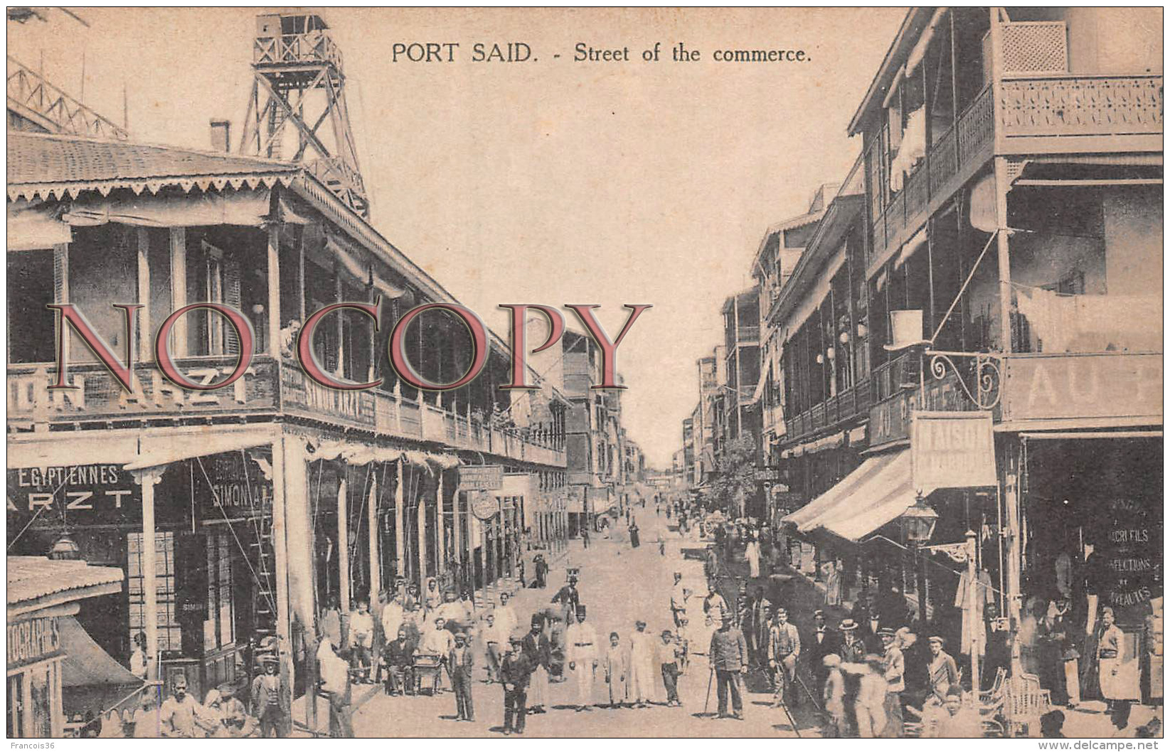 Egypte Egypt - Port Said - Street Of The Commarce - Rue Du Commerce - Port-Saïd