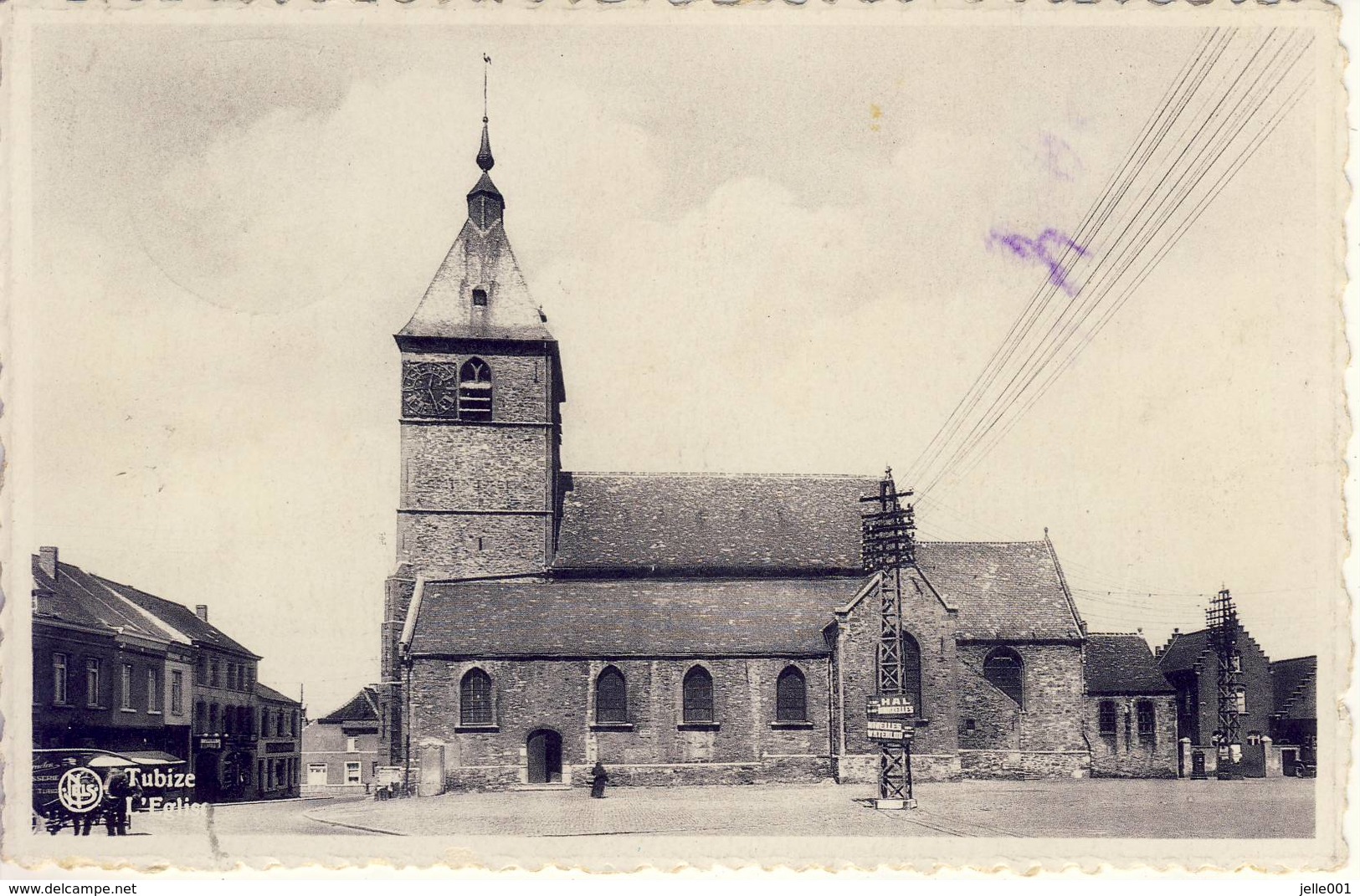 Tubize L'Eglise  ( Et Environs) 1939 Cachet Spéciale - Tubize