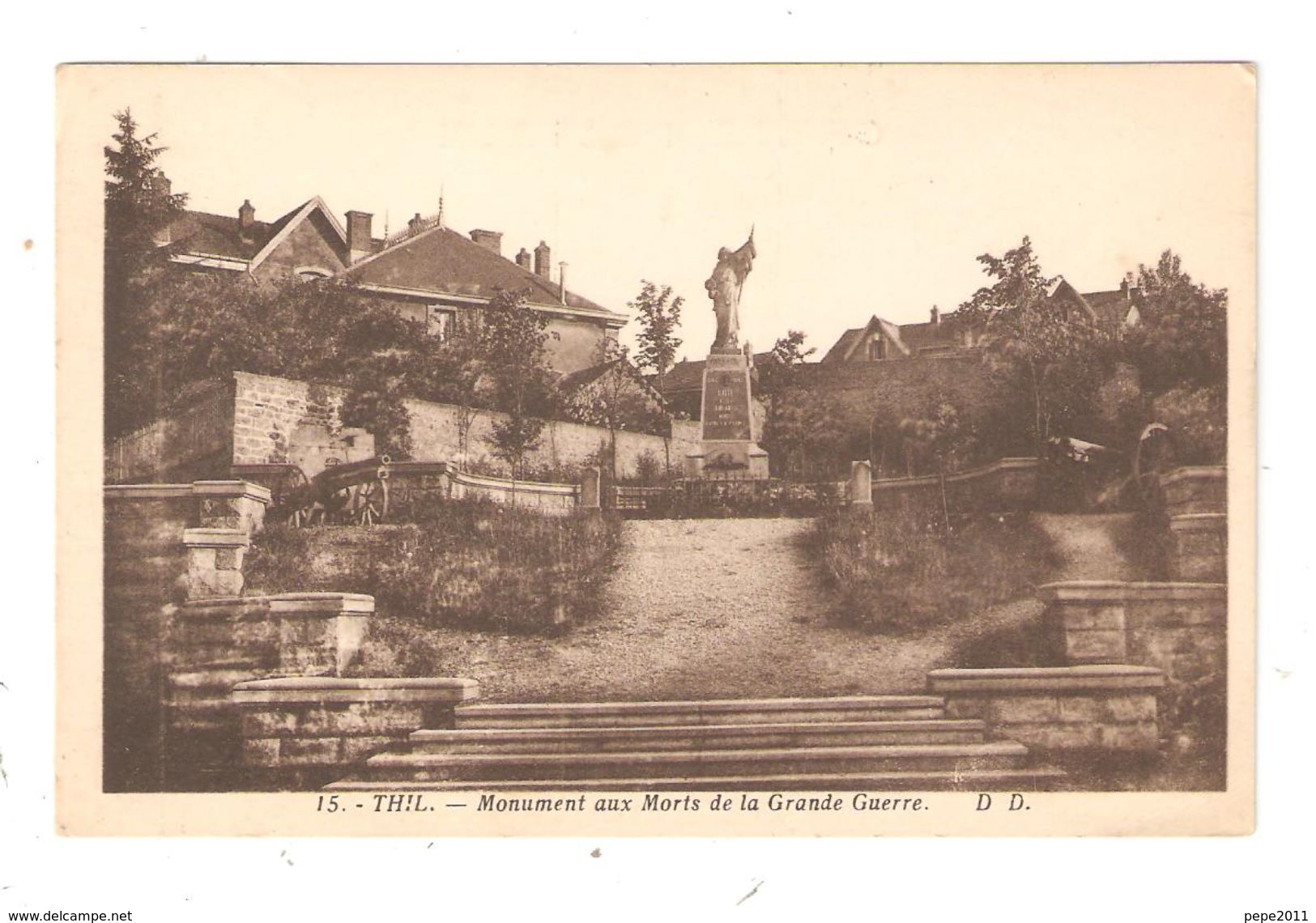 CPA 54 THIL Monument Aux Morts De La Grande Guerre - Other & Unclassified