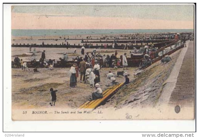 Angleterre -Sussex - Bognr - The Sands And Sea Wall  -  Achat Immédiat - Bognor Regis