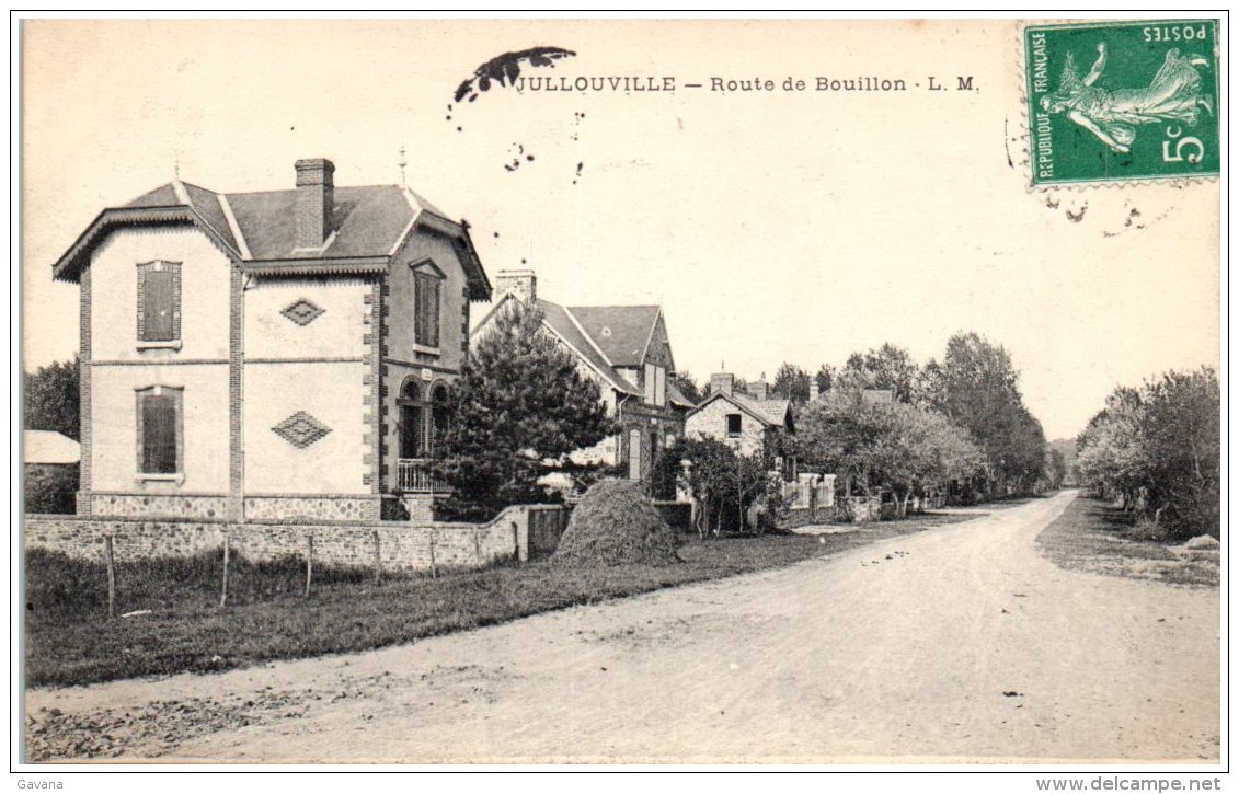 50 JULLOUVILLE - Route De Bouillon    (Recto/Verso) - Andere & Zonder Classificatie