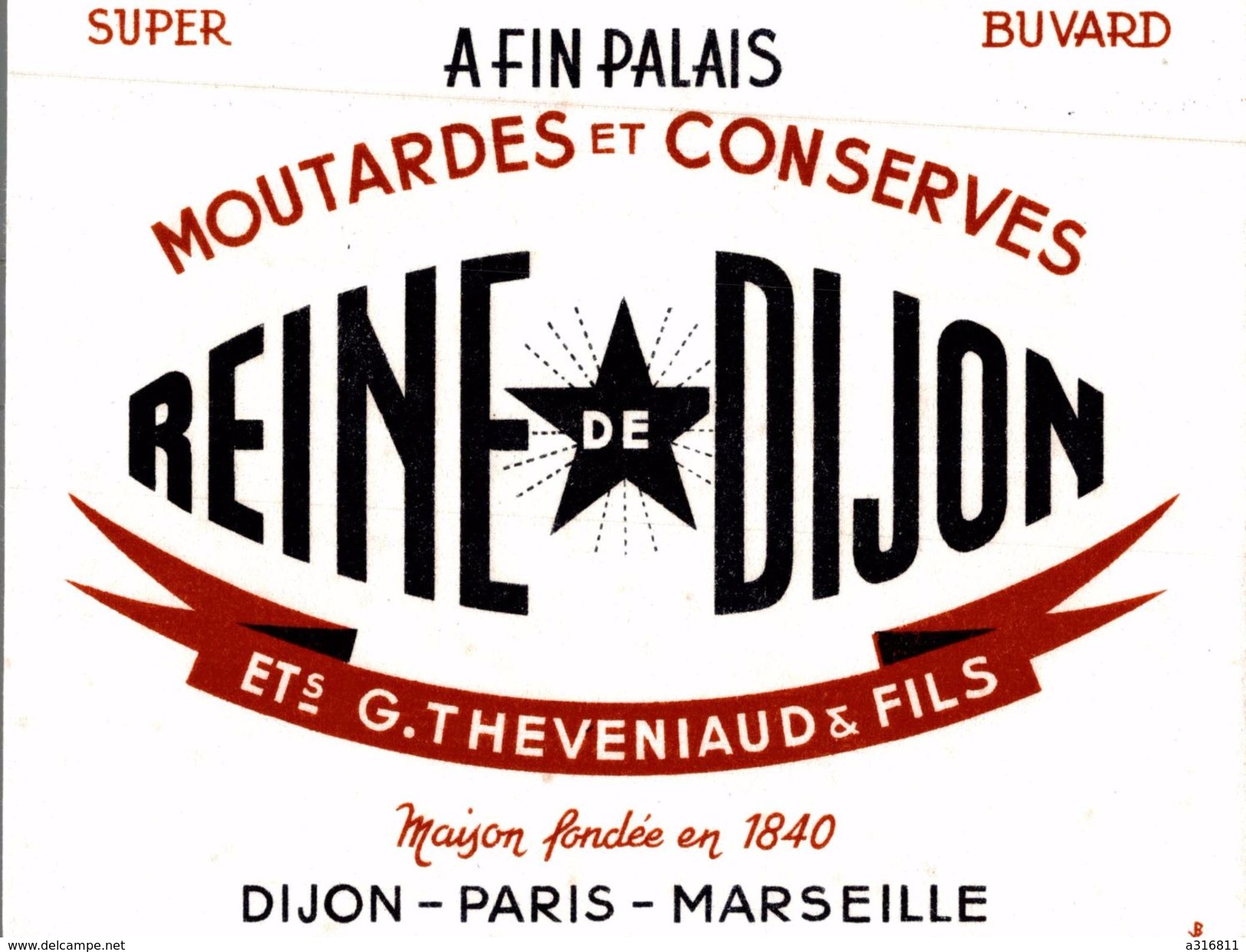 MOUTARDES ET CONSERVES REINE DE DIJON - Motos & Bicicletas