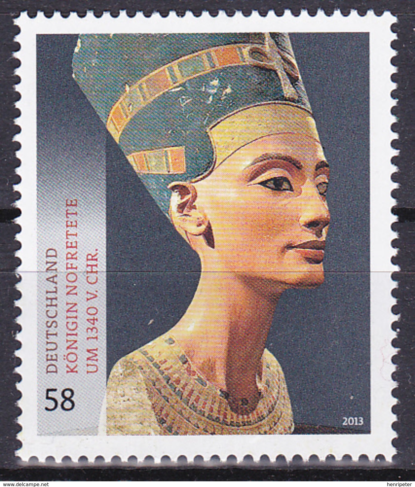 Timbre-poste Neuf** - Trésors Des Musées Allemands Buste De La Reine Néfertiti - N° 2797 (Yvert) - RFA 2013 - Unused Stamps