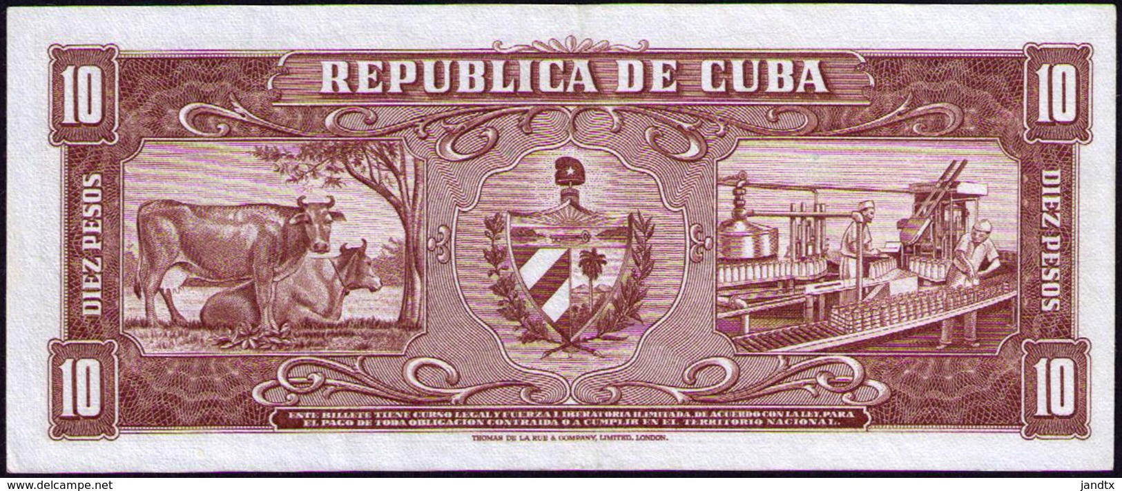 CUBA 10 - 20 PESOS 1961 FIRMA CHE AUNC-SC- - Cuba