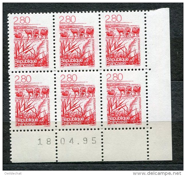 3087 Dr  FRANCE  N° 2952 **  Camargue  2 F 80 Rouge  Du  18/4/95   SUPERBE - 1990-1999