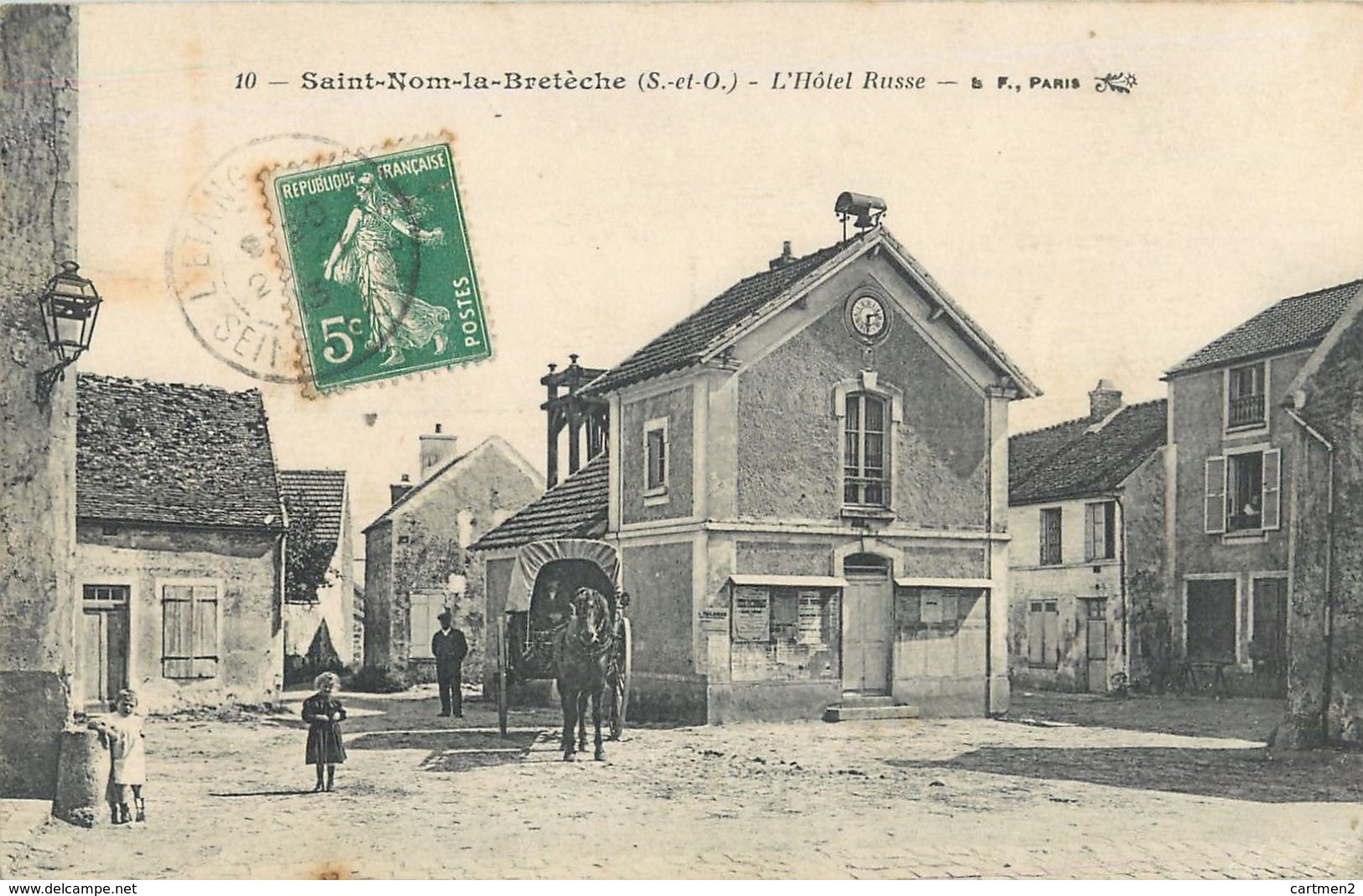 SAINT-NOM-LA-BRETECHE HOTEL RUSSE ATTELAGE CHEVAL 78 - St. Nom La Breteche