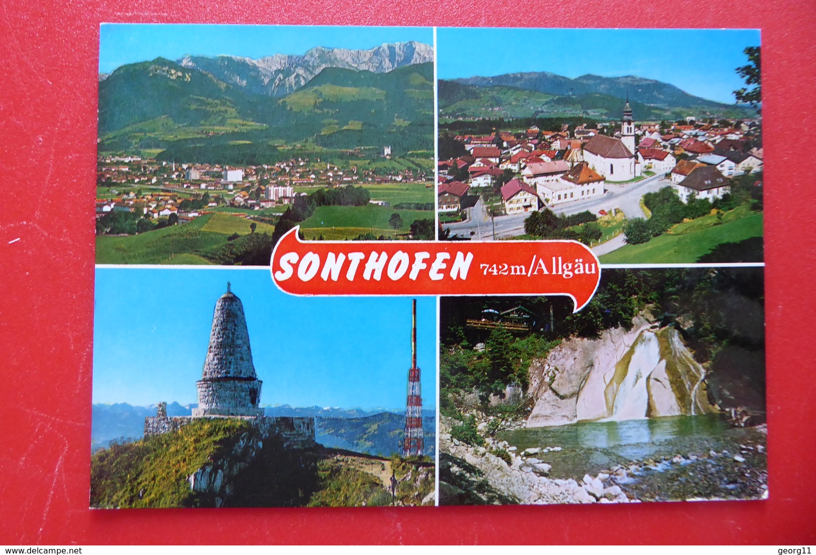 Sonthofen - Oberallgäu - Alpenstadt - Schwaben MBK - 1989 Gelaufen - Sonthofen