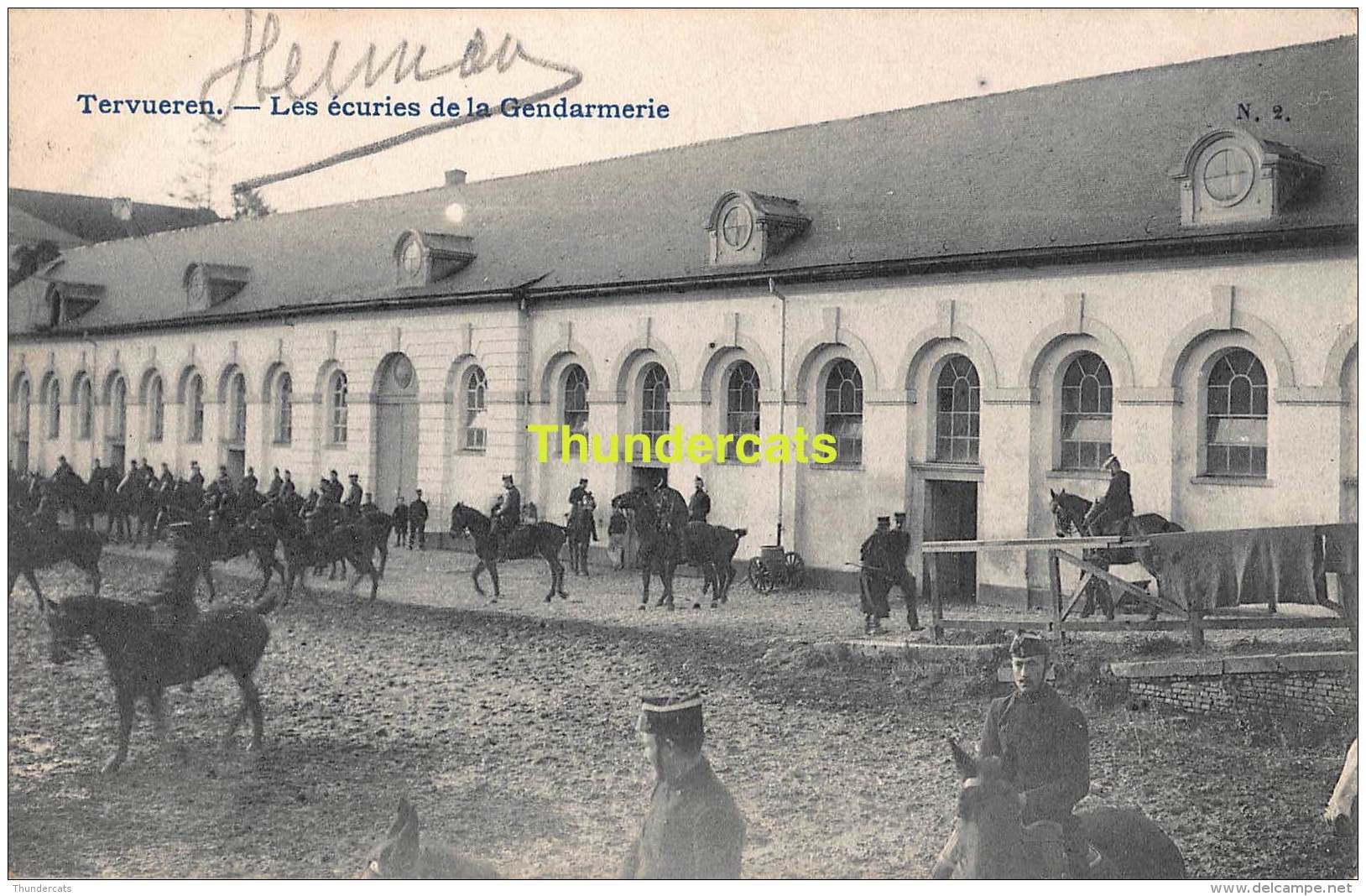 CPA  TERVUEREN LES ECURIES DE LA GENDARMERIE - Tervuren